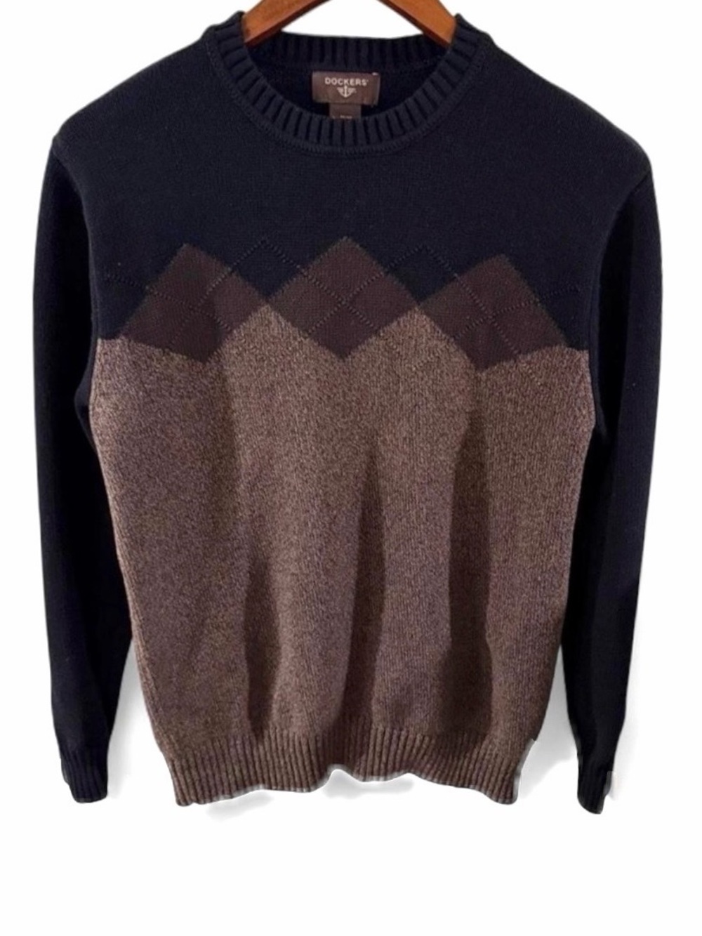 Vintage Dockers Argyle Crewneck Sweater Size Men’s Medium